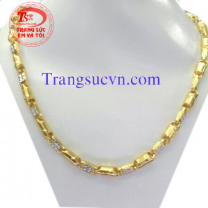 Vòng cổ nam vàng đúc