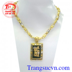 Mặt dây chuyền vàng rồng