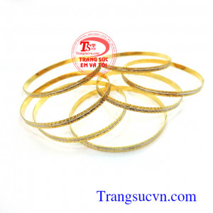 Vòng tuần vàng tây cho nữ