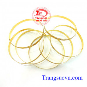 Vòng tuần vàng tây cho nữ