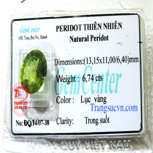 Đá Peridot thiên nhiên
