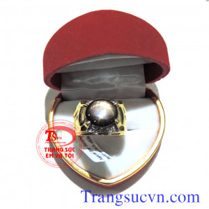 Nhẫn vàng 14k sapphire sao đẹp dàng cho nam hộ mệnh,nhẫn có bảo hành 1 năm,có giấy kiểm định đá và vàng,giao nhẫn toàn quốc đặt nhãn theo yêu cầu