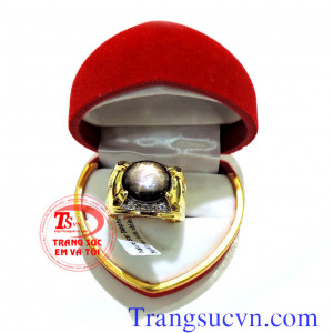 Nhẫn vàng 14k sapphire sao đẹp dàng cho nam hộ mệnh,nhẫn có bảo hành 1 năm,có giấy kiểm định đá và vàng,giao nhẫn toàn quốc đặt nhãn theo yêu cầu