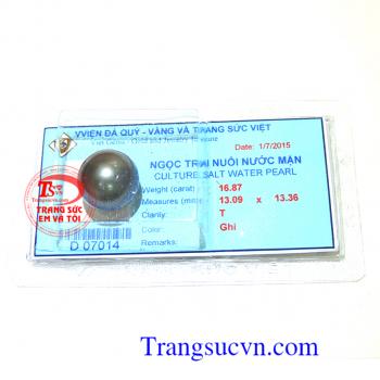 Ngọc trai nuôi nước mặn biển việt nam Giá trị,độ bền của viên ngọc trai phụ thuộc vào độ dày của lớp xà cừ và làm tôn vinh vẻ đẹp của viên ngọc trai trang sức