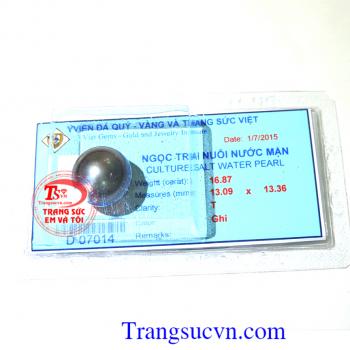 Ngọc trai nuôi nước mặn biển việt nam Giá trị,độ bền của viên ngọc trai phụ thuộc vào độ dày của lớp xà cừ và làm tôn vinh vẻ đẹp của viên ngọc trai trang sức