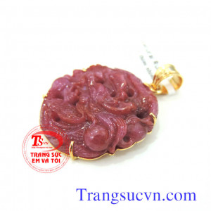 Mặt rồng ruby tự nhiên hợp với người tuổi Thìn(Rồng)Ruby là loại đá quý mang nhiều năng lượng tốt thanh lọc cơ thể và may nắm