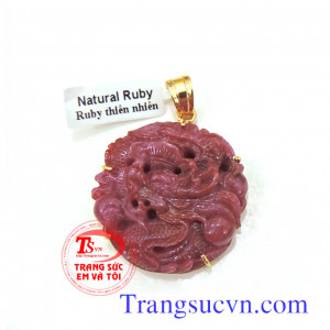Mặt rồng ruby tự nhiên hợp với người tuổi Thìn(Rồng)Ruby là loại đá quý mang nhiều năng lượng tốt thanh lọc cơ thể và may nắm