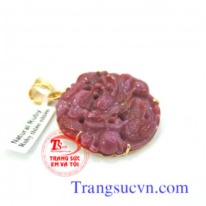 Mặt rồng ruby tự nhiên hợp với người tuổi Thìn(Rồng)Ruby là loại đá quý mang nhiều năng lượng tốt thanh lọc cơ thể và may nắm