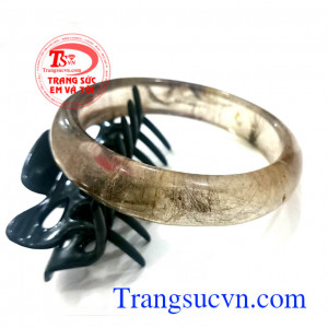 Vòng thạch anh tóc đẹp Thạch anh tóc nếu chứa nhiều các bao thể kim Sản Phẩm Chất Lượng, Giá Tốt Mua Hàng Đảm Bảo vòng nguyên khối