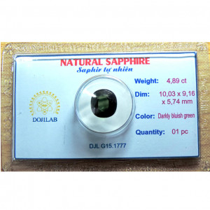 Sapphire tự nhiên kiểm định