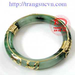 Vòng tay bọc vàng 18k