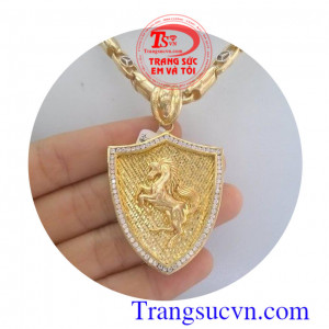 Mặt dây chuyền ngựa dũng mãnh bộ