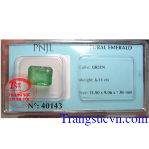 Emerald chữ nhật thiên nhiên