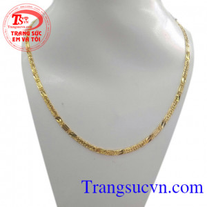 Dây chuyền nữ vàng tây