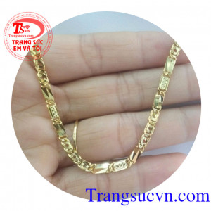Dây chuyền nữ vàng tây