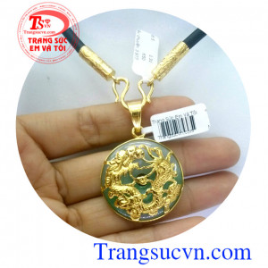 Bộ dây cao su bọc vàng mặt rồng ngọc