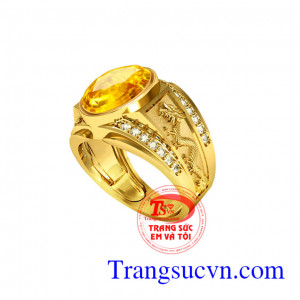 Nhẫn sapphire vàng 18k