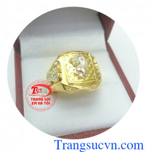 Nhẫn nam rồng vàng giá rẻ