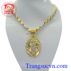 Dây chuyền mặt dây rồng vàng