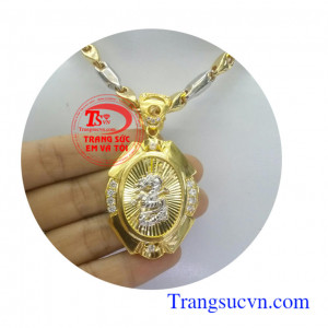 Dây chuyền mặt dây rồng vàng