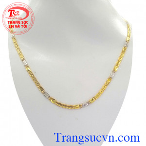 Dây chuyền nam vàng phay