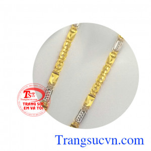 Dây chuyền nam vàng phay