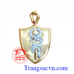 Mặt dây tuổi rồng(Tuổi Thìn)Mặt dây chuyền tuổi tỵ 18k,mặt dây chuyền nam tuổi rắn thiết kế và chế tác trên máy 3d