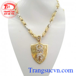 Bộ Mặt dây chuyền vàng 18k