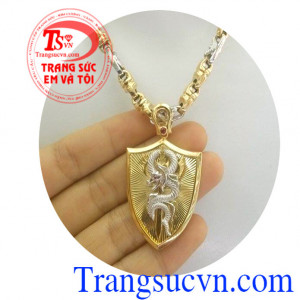 Bộ Mặt dây chuyền vàng 18k