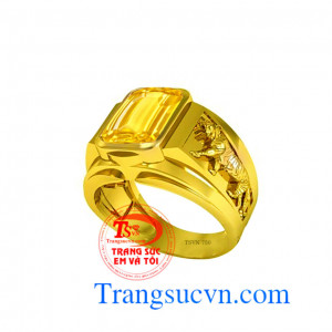 Nhẫn sapphire vàng tuổi dần