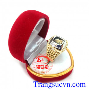 Nhẫn nam rồng may mắn