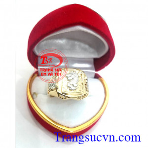 Nhẫn vàng giá rẻ rồng nam