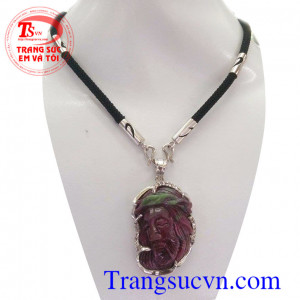 Bộ Mặt Dây Chúa vàng trắng 18k