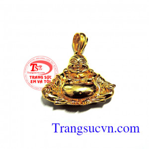 Mặt Phật Di Lặc vàng tây phật di lặc bằng vàng tây, phật di lặc vàng, hình tượng, ông di lặc thiết kế trên công nghệ 3D đẹp đến từng chi tiết