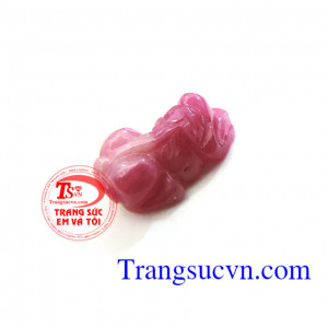 Ruby hồng ngọc tỳ hưu mang lại may mắn cho mọi người tỳ hưu ép vỉ giám định Ruby hồng ngọc tỳ hưu
