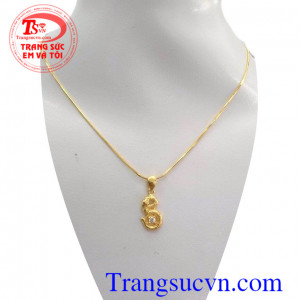 Bộ mặt dây chuyền tuổi Tỵ dành cho nữ, hợp thời trang, xinh xắn, chất lượng.