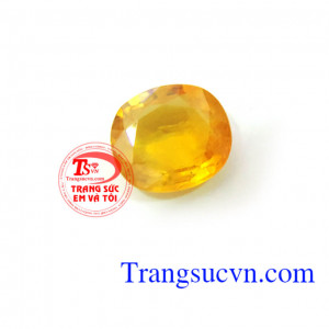 Đá Sapphire vàng 4.25ct
