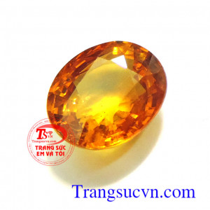 Đá quý sapphire vàng 4.15 Ct