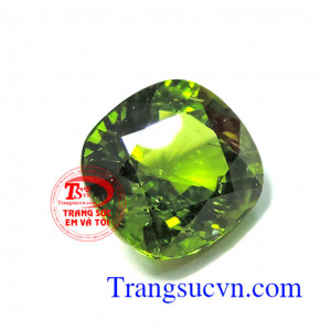 Viên peridot đẹp ép vỉ peridot thiên nhiên lục vàng đẹp