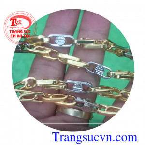 Dây chuyền vàng nam Italy 18k