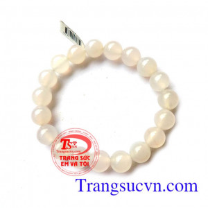 Chuỗi mã não trắng hạt