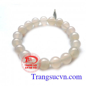 Chuỗi mã não trắng hạt