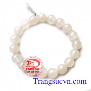 Chuỗi mã não trắng hạt