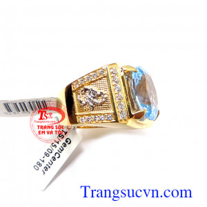 Nhẫn nam Topaz được nhiều người yêu thích
