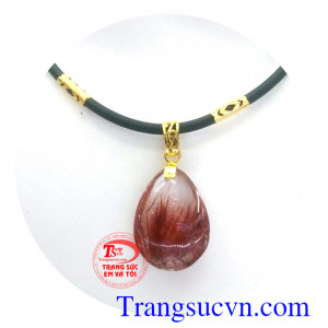 Bộ Mặt dây thạch anh tóc đỏ