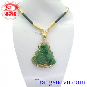 Bộ mặt phật di lặc ngọc cẩm thạch