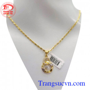 Bộ trang sức nữ vàng tây