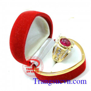 Nhẫn đá đỏ vàng rồng trắng đẹp nhan nam đẹp, nhẫn nam vàng tây dành cho nam sang trọng và đẳng cấp phái mạnh mang lại quyền lực chiếc nhẫn và may mắn,hợp thời trang,chất lượng đảm bảo, Uy tín với đánh gia của khách hàng tốt và ưa chuộng sản phẫn nhẫn nam