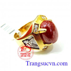 Nhẫn nam đại bàng đá đỏ vàng nhan nam đẹp, nhẫn nam vàng tây dành cho nam sang trọng và đẳng cấp phái mạnh mang lại quyền lực chiếc nhẫn và may mắn,hợp thời trang,chất lượng đảm bảo, Uy tín với đánh gia của khách hàng tốt và ưa chuộng sản phẫn nhẫn nam đẹ