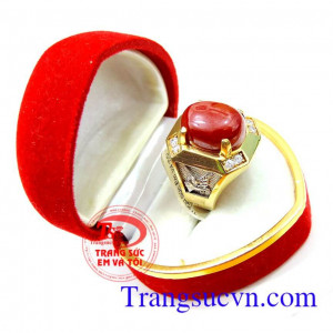Nhẫn nam đại bàng đá đỏ vàng nhan nam đẹp, nhẫn nam vàng tây dành cho nam sang trọng và đẳng cấp phái mạnh mang lại quyền lực chiếc nhẫn và may mắn,hợp thời trang,chất lượng đảm bảo, Uy tín với đánh gia của khách hàng tốt và ưa chuộng sản phẫn nhẫn nam đẹ